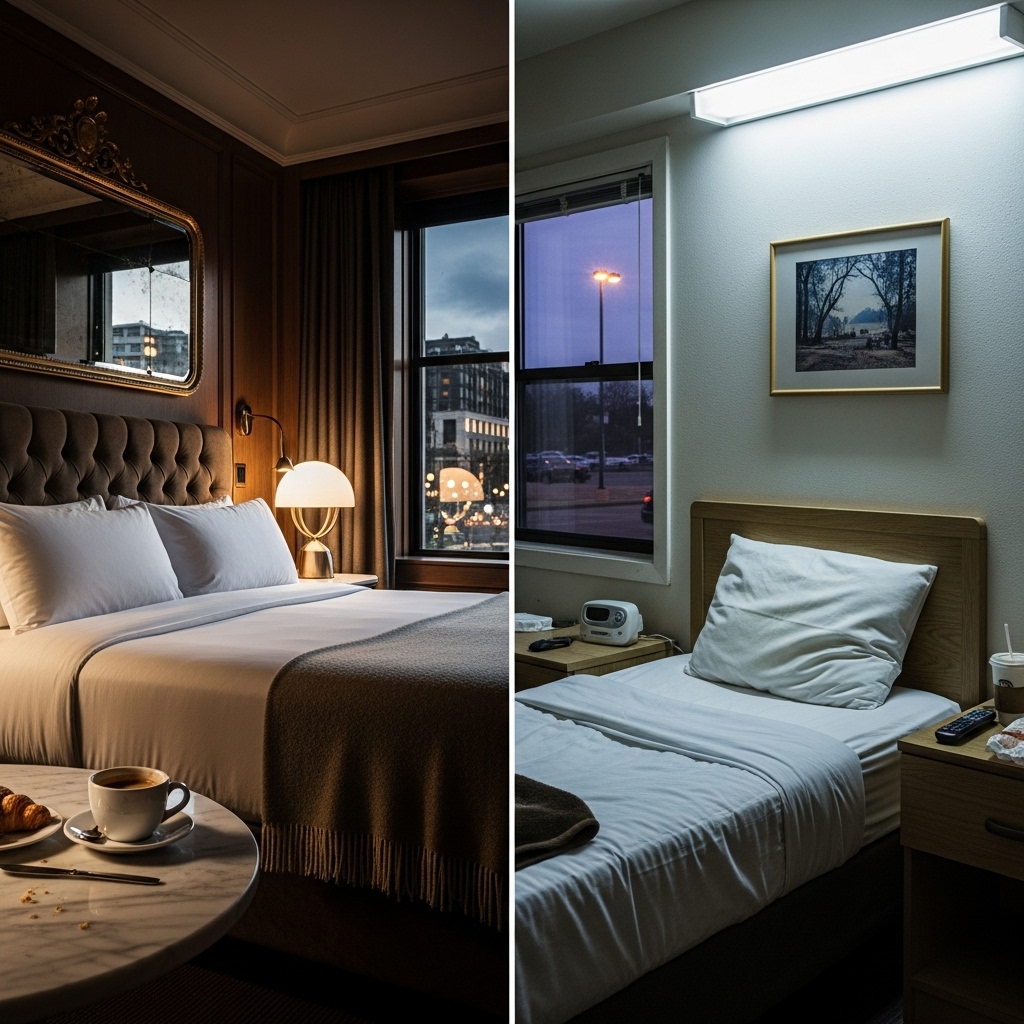 Boutique vs budget hotel comparison