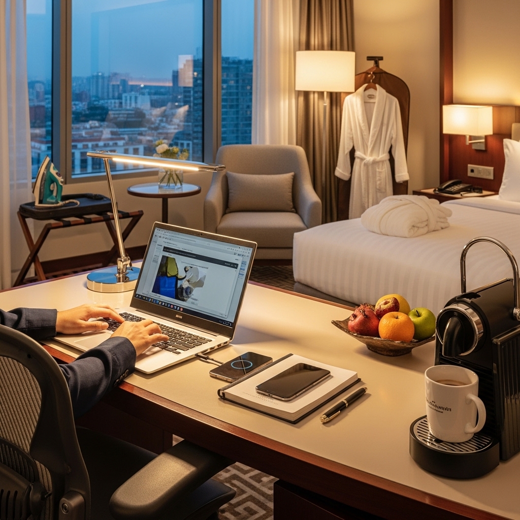 Best hotel amenities for business travelers