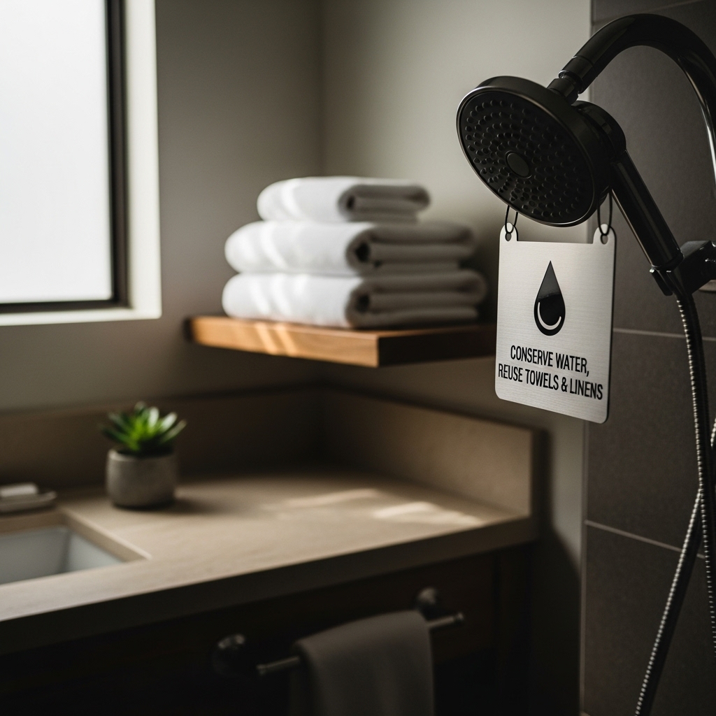 How hotels reduce water consumption