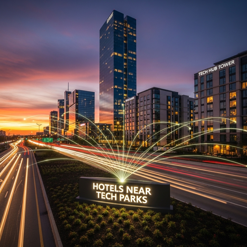 How to find hotels near tech parks