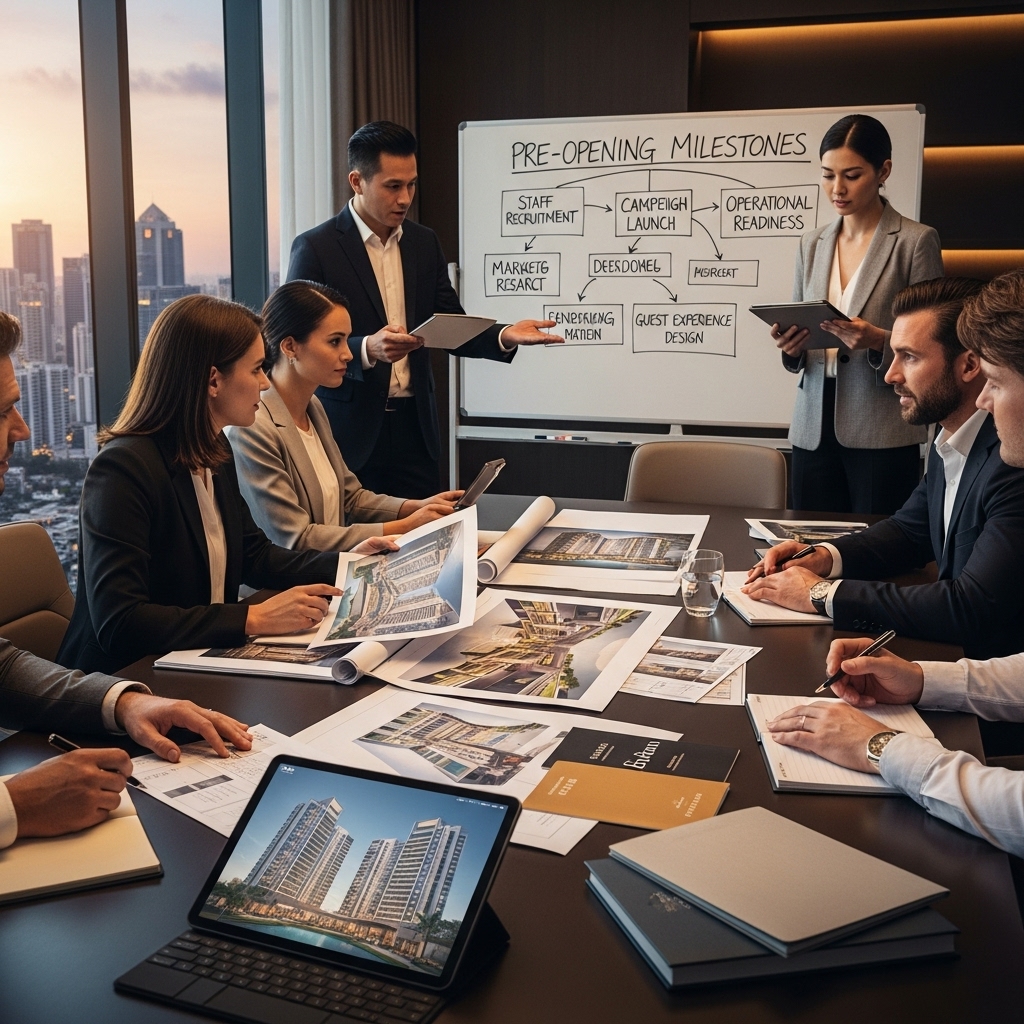 Preopening strategy for new hotels