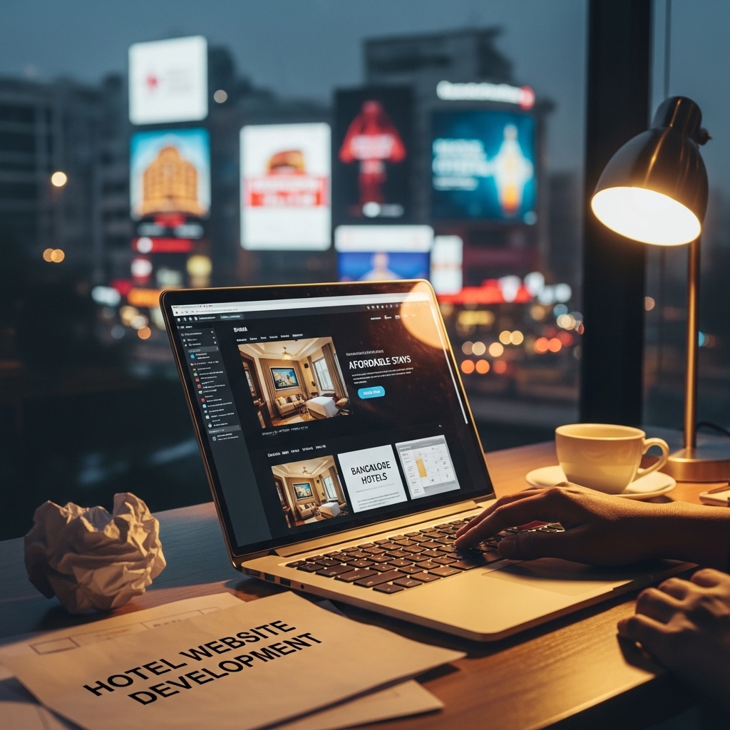 budget hotel website development bangalore